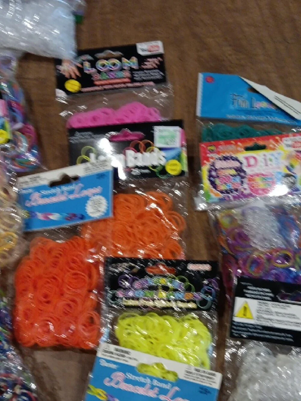 Multicolor Loom Bands Party Pack - Assorted Silicone Bracelet Bands